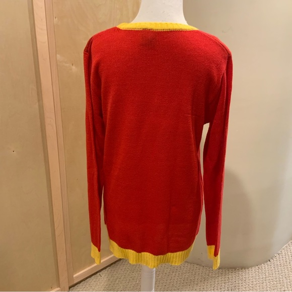 Norther Pole Squirrel Nutcracker Christmas Sweater Size Small - Picture 3 of 4